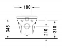 PACK INODORO SUSPENDIDO RIMLESS DURASTYLE BASIC DURAVIT